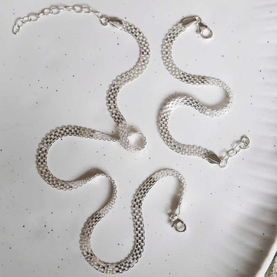 MV1342 STERLING SILVER SLINKY SET 2
