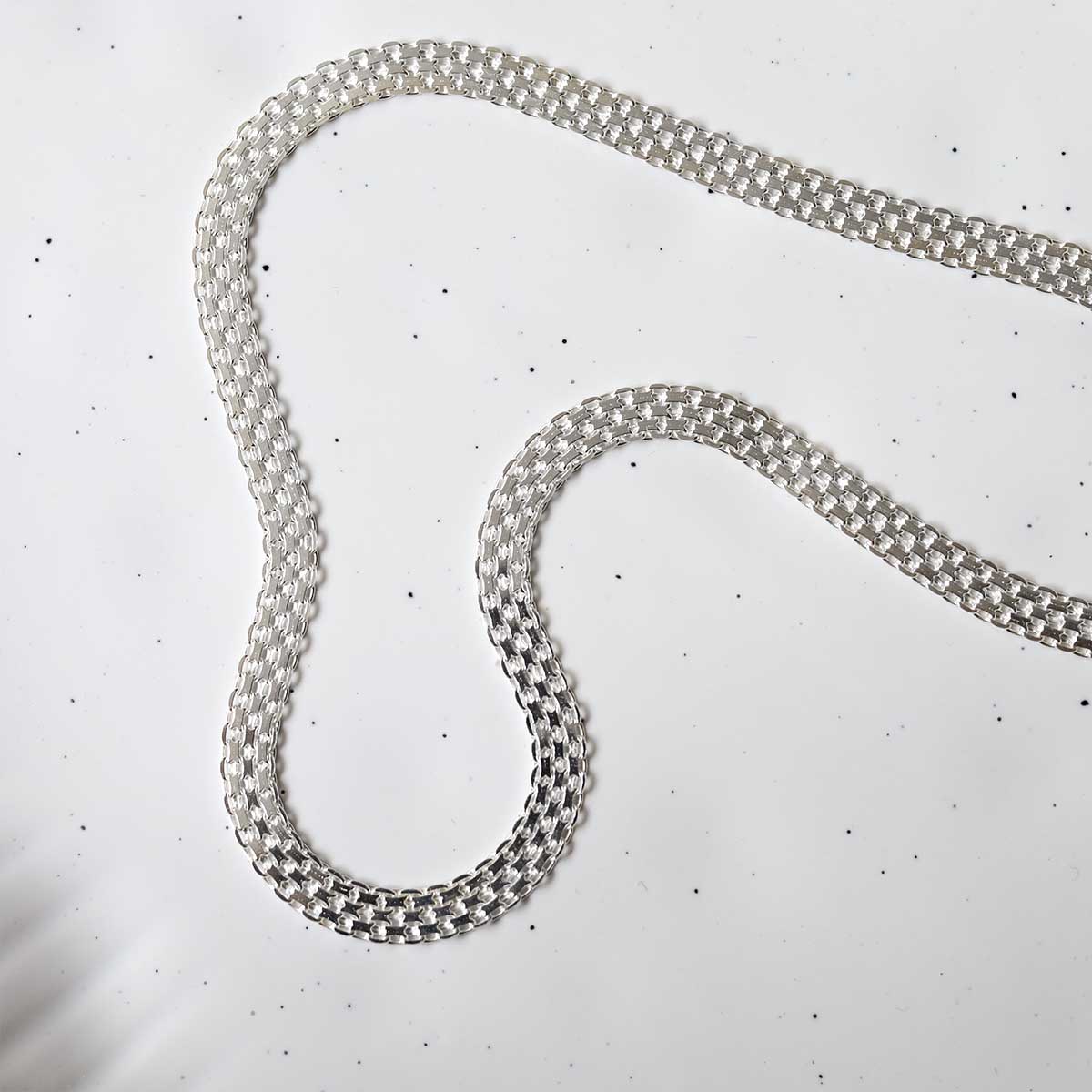 Sterling Silver Slinky Necklace