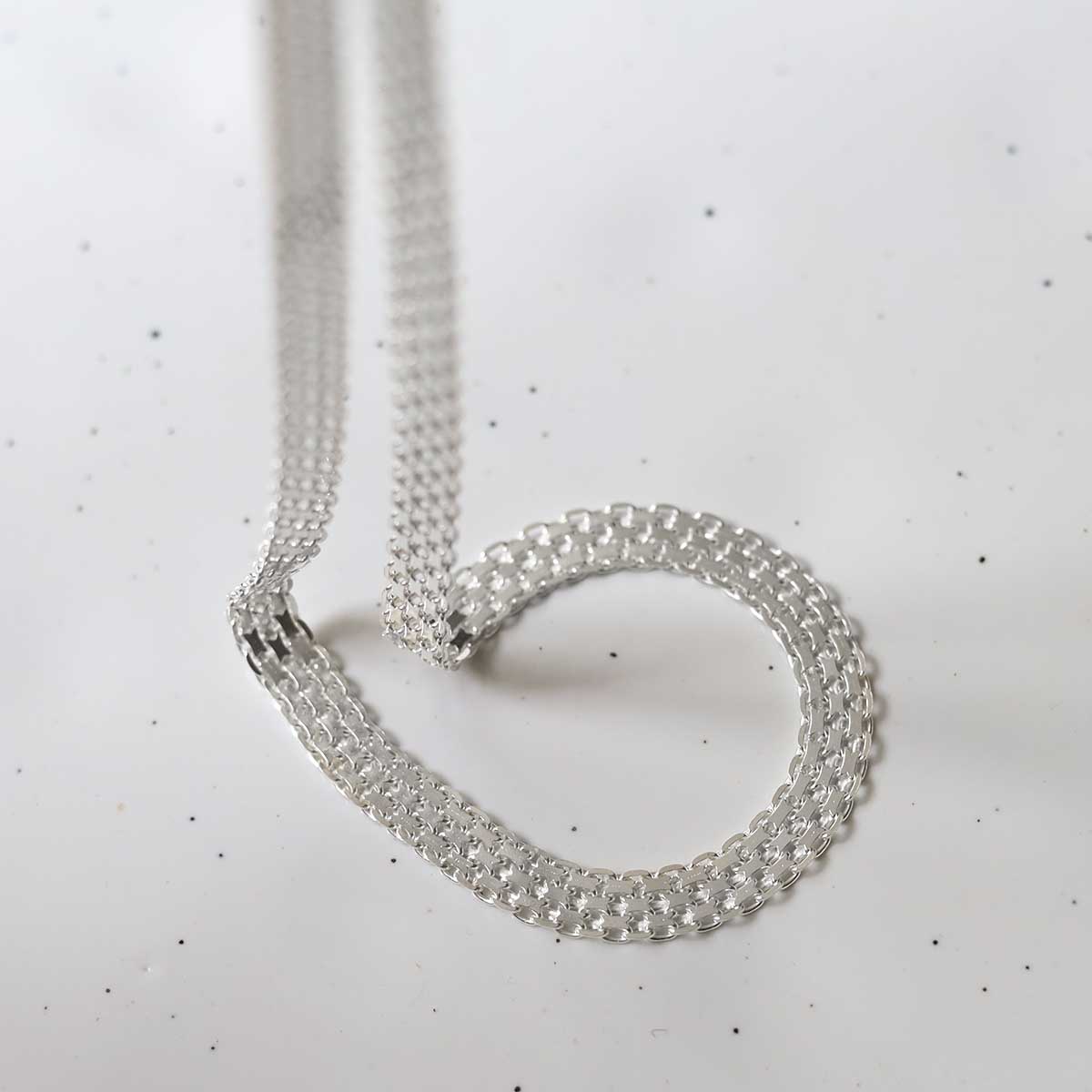 Sterling Silver Slinky Necklace