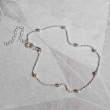 MV1341A STERLING SILVER SATELLITE ANKLET 1