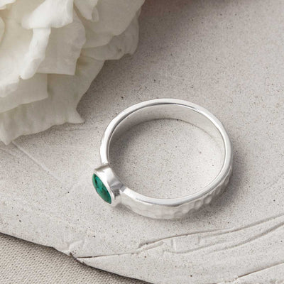 MZB134 T STERLING SILVER TURQUOISE SECRET MESSAGE RING 2