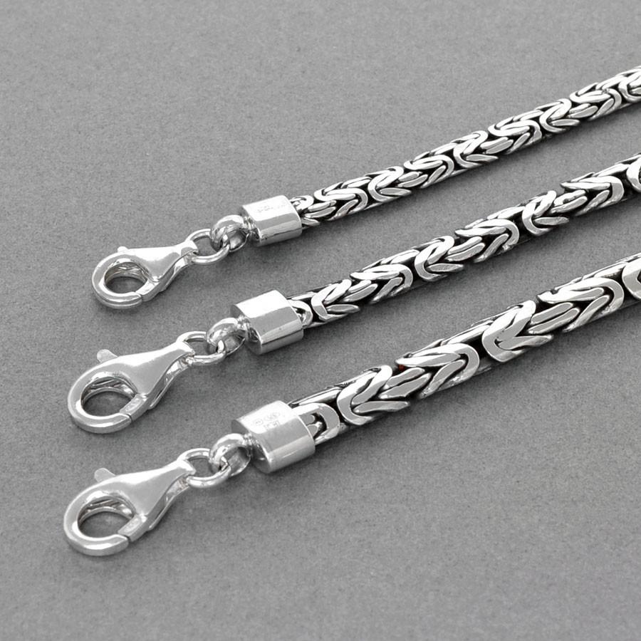 Sterling Silver Oval Borobudur Bracelet