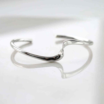 MR1114 STERLING SILVER TWISTED CUFF BANGLE 2