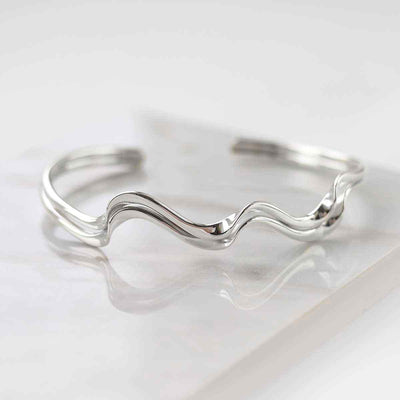 MR1115 STERLING SILVER SURF CUFF BANGLE 2