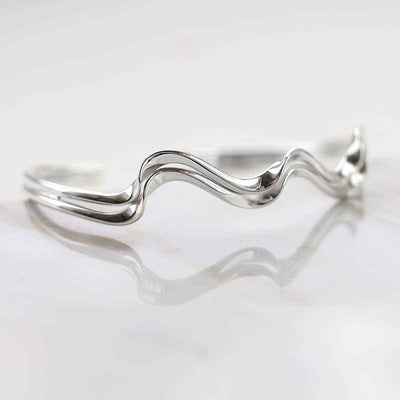 MR1115 STERLING SILVER SURF CUFF BANGLE 3
