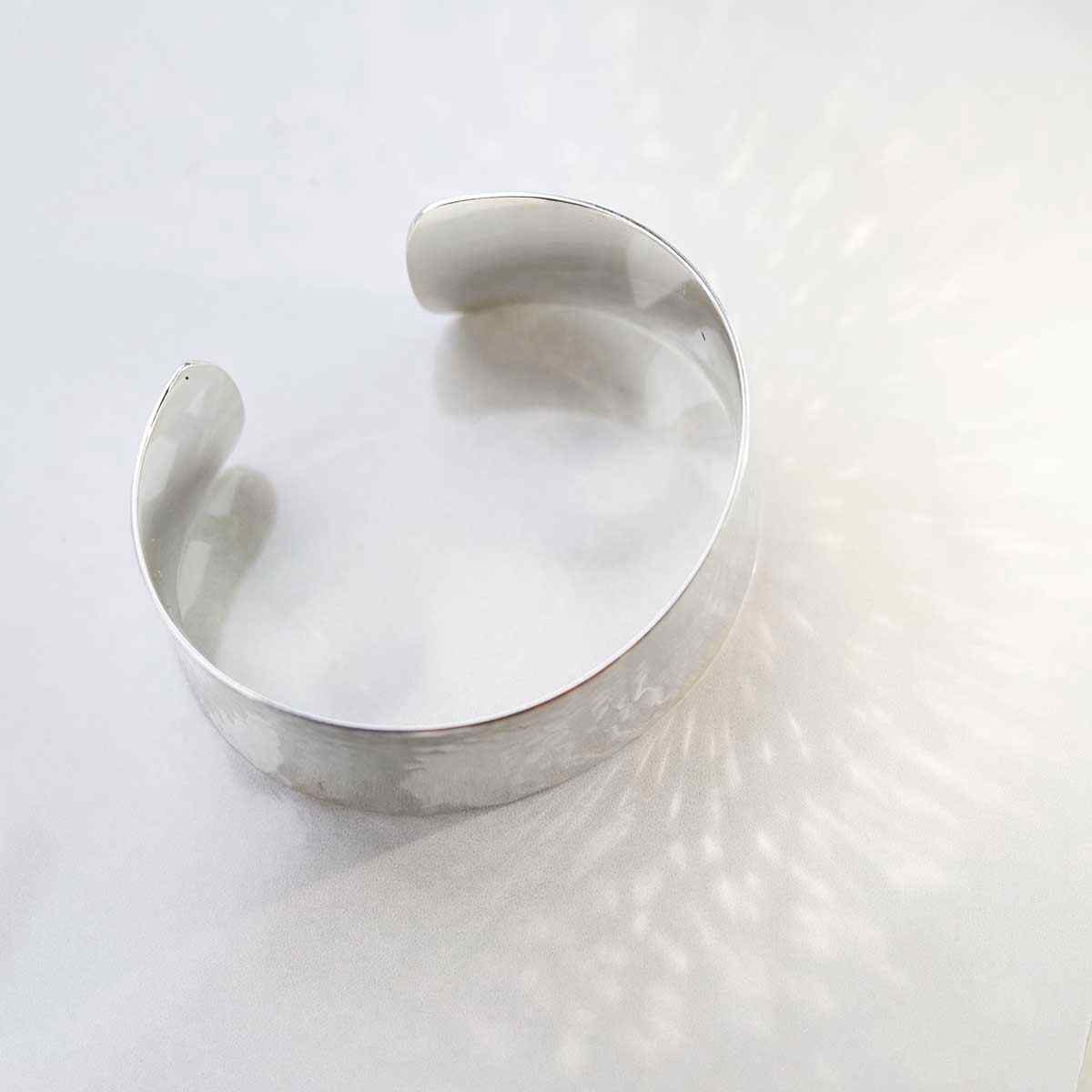 Sterling Silver Roman Cuff Bangle