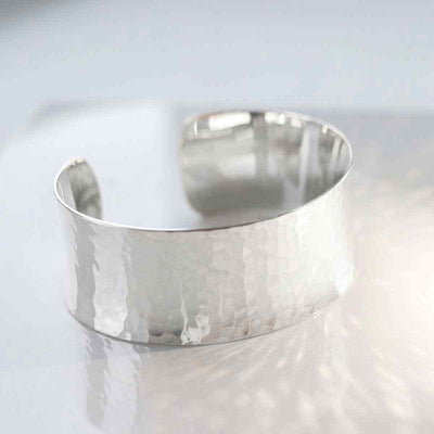 MP07 STERLING SILVER ROMAN CUFF BANGLE 5