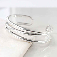 MP05 STERLING SILVER WRAP CUFF BANGLE 1