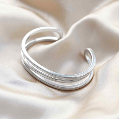 MP05 STERLING SILVER WRAP CUFF BANGLE 3