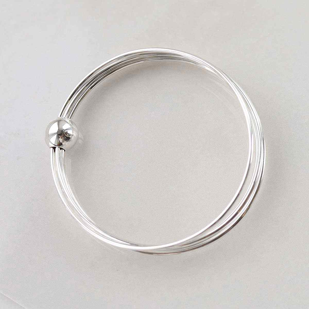 Sterling Silver Statement Bangle