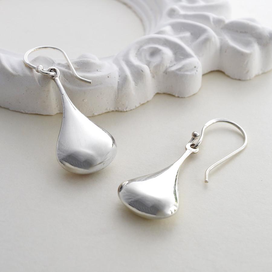 Sterling Silver Pear Drop Set