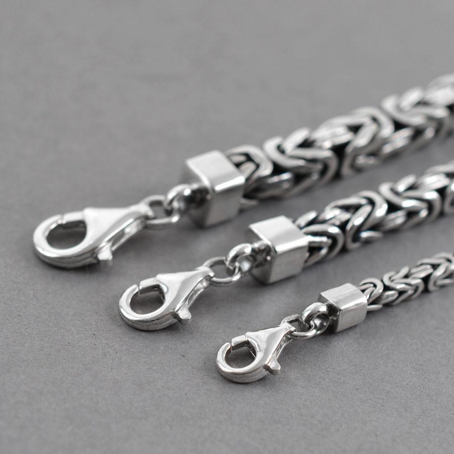 Sterling Silver Square Borobudur Bracelet