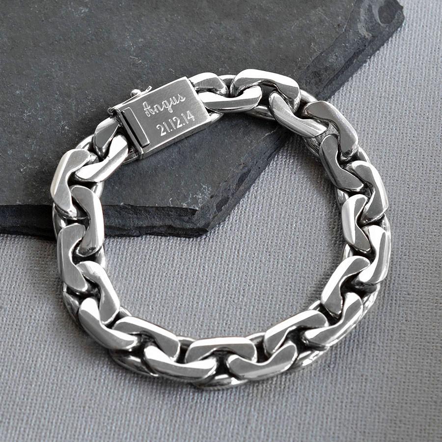 Sterling Silver Jackson Link Bracelet
