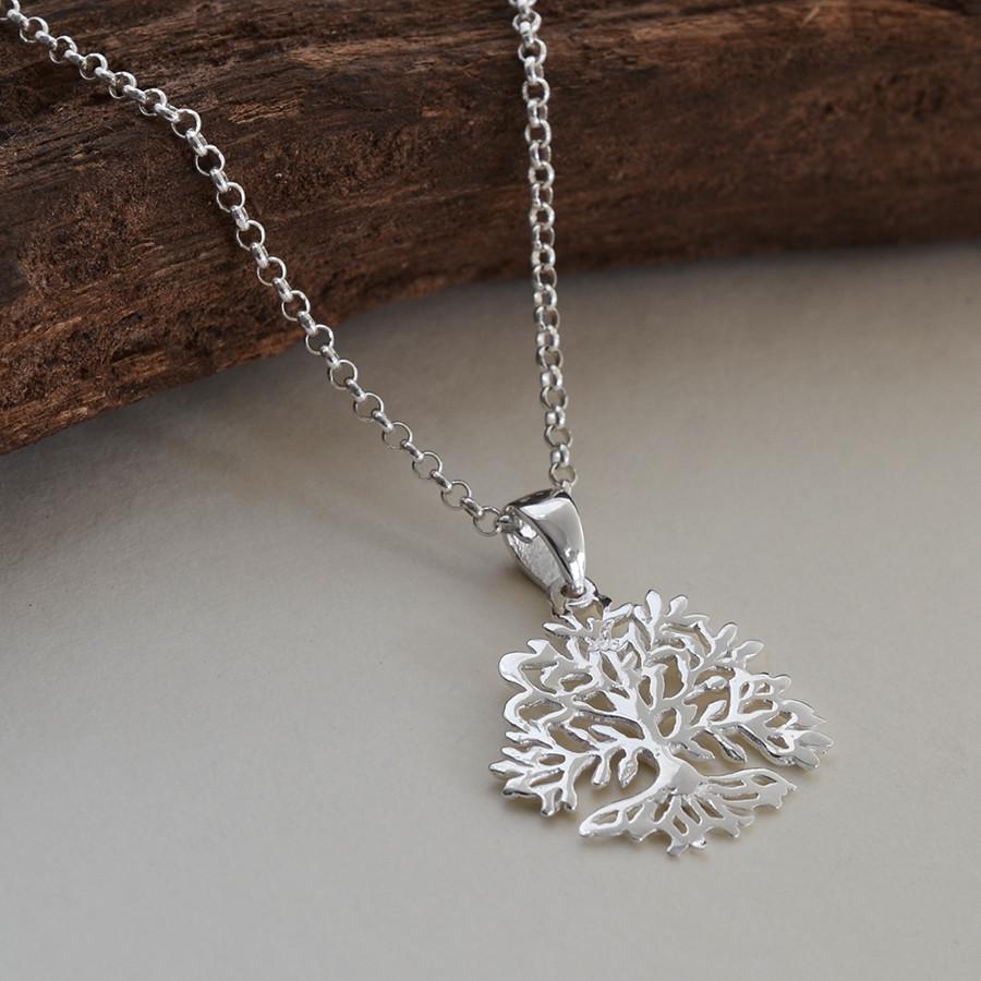 Sterling Silver Tree Of Plenty Necklace