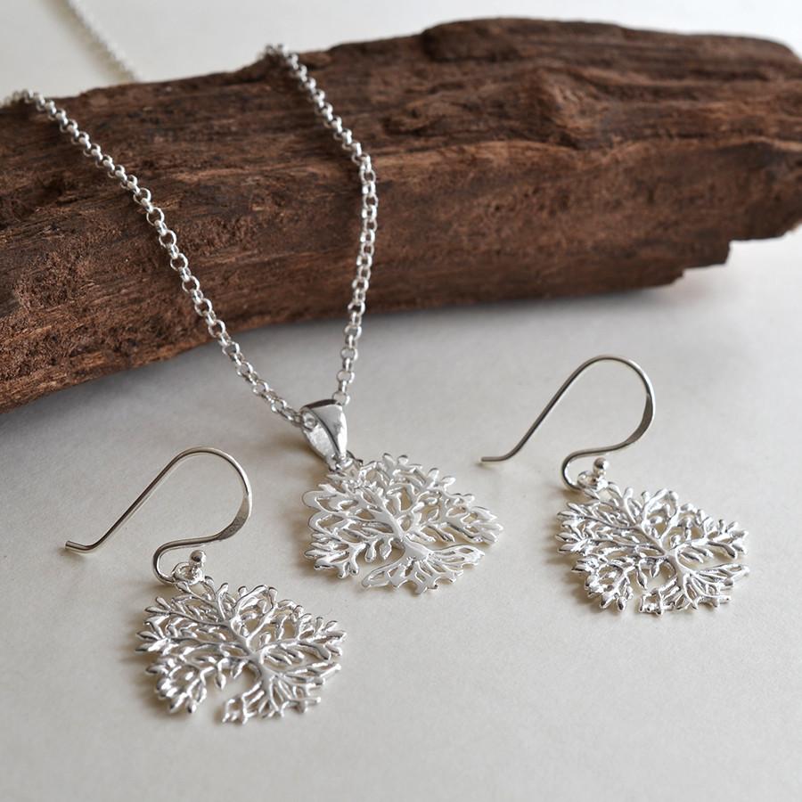 Sterling Silver Tree Of Plenty Necklace