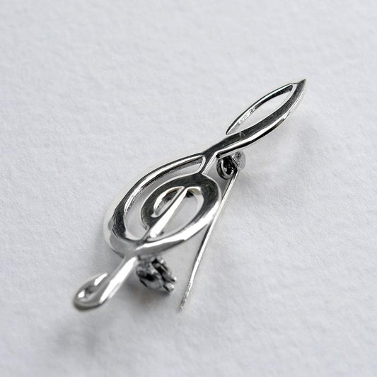 MC195 STERLINGSILVERTREBLECLEFBROOCH 002