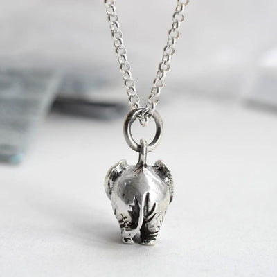 MC206P STERLINGSILVERELEPHANTNECKLACE 003