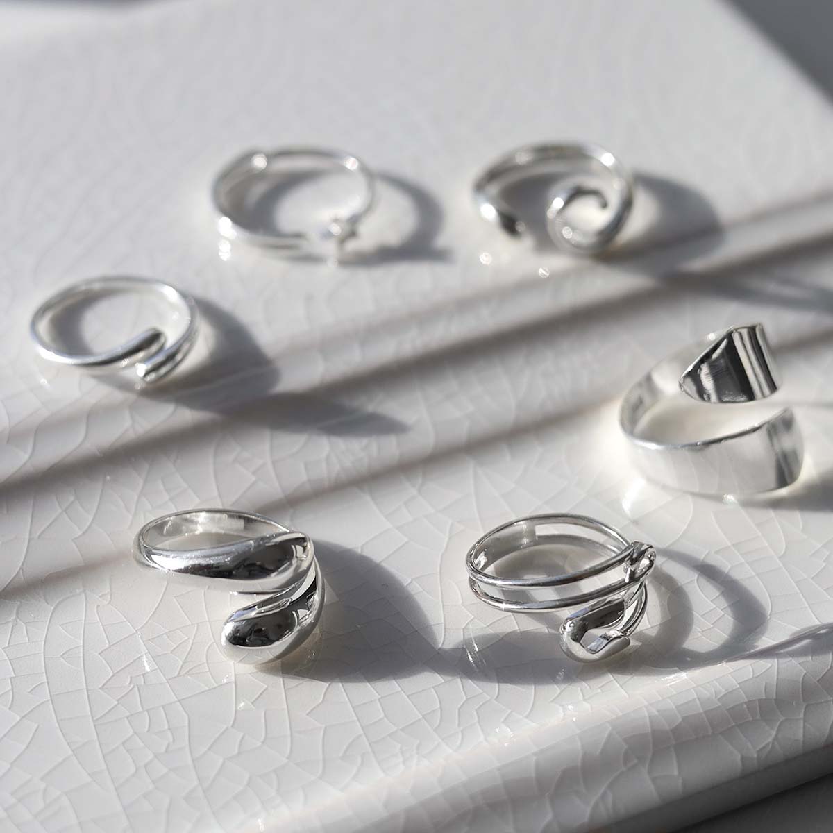 Sterling Silver Adjustable Star Ring