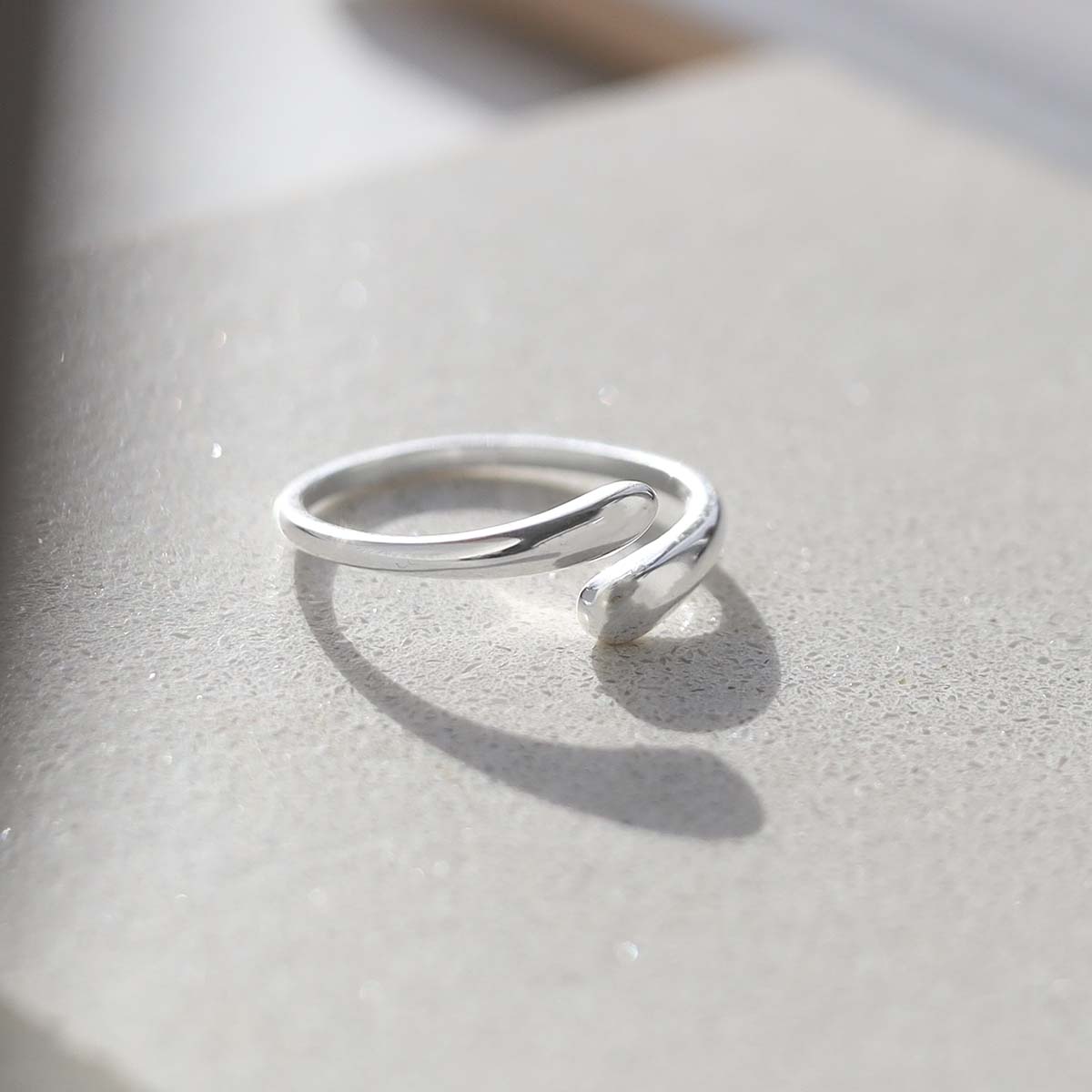 Sterling Silver Medium Adjustable Flow Ring