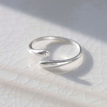 ML808S STERLING SILVER SMALL ADJUSTABLE FLOW RING 3