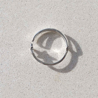 ML821 STERLING SILVER ADJUSTABLE STAR RING 3
