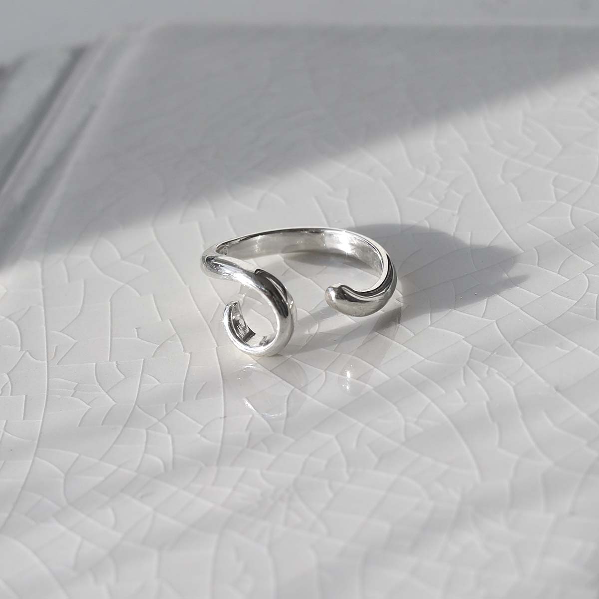 Sterling Silver Adjustable Spiral Ring