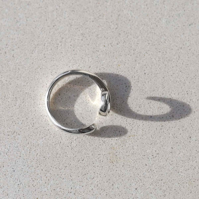 ML822 STERLING SILVER ADJUSTABLE SPIRAL RING 3
