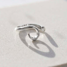 ML822 STERLING SILVER ADJUSTABLE SPIRAL RING 4
