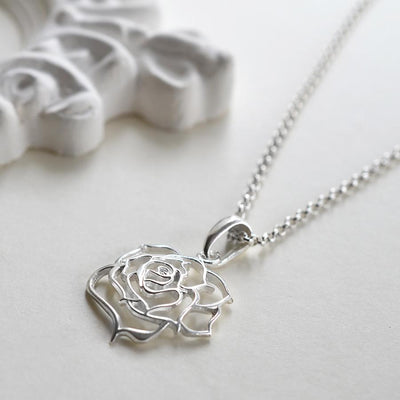 open rose necklace 1
