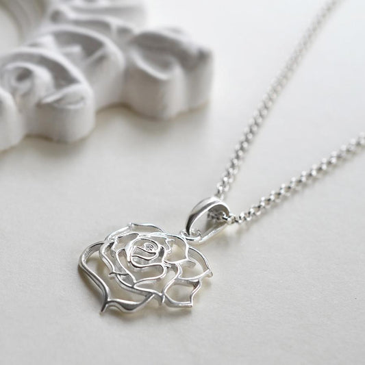 open rose necklace 1