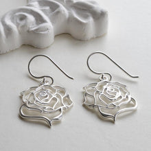 open rose earrings 2