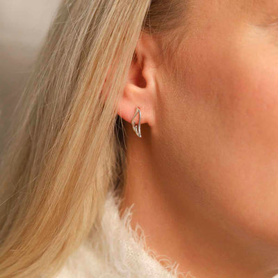 ML798 Sterling Silver Hermes Stud Earrings Model