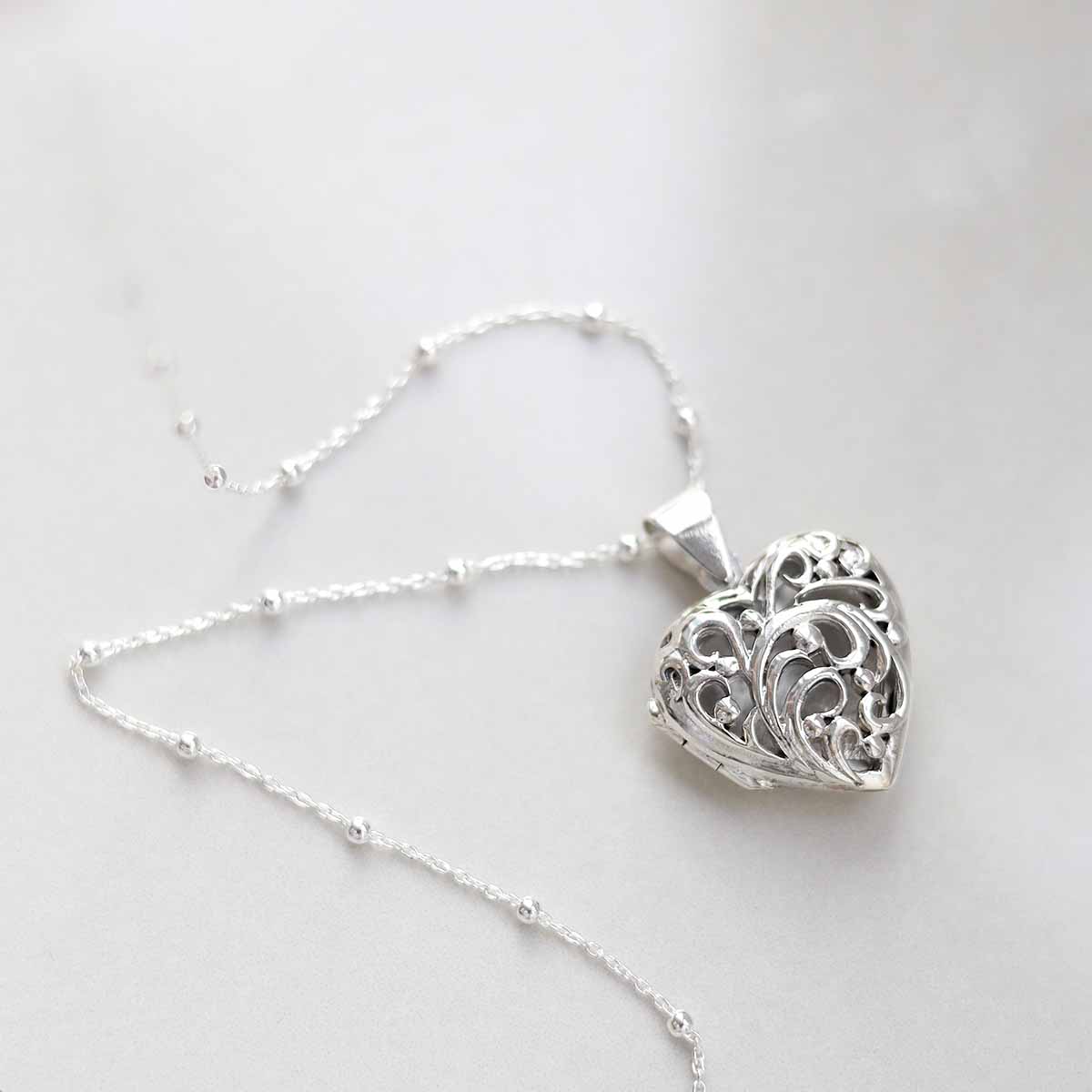 Sterling Silver Fleur De Lis Locket