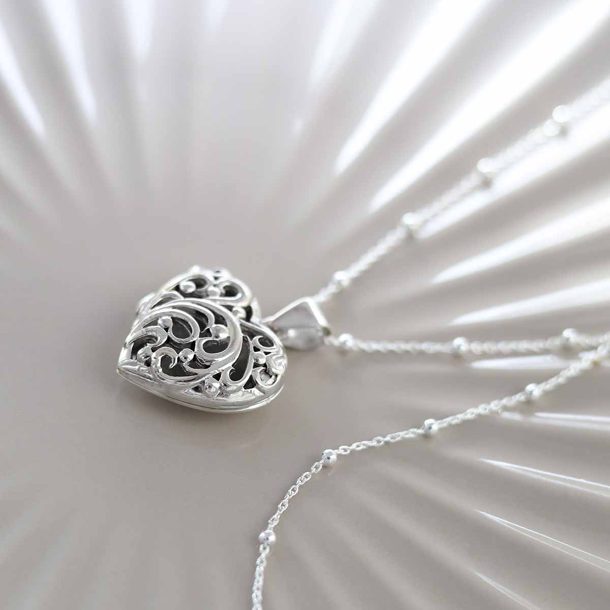 Sterling Silver Fleur De Lis Locket