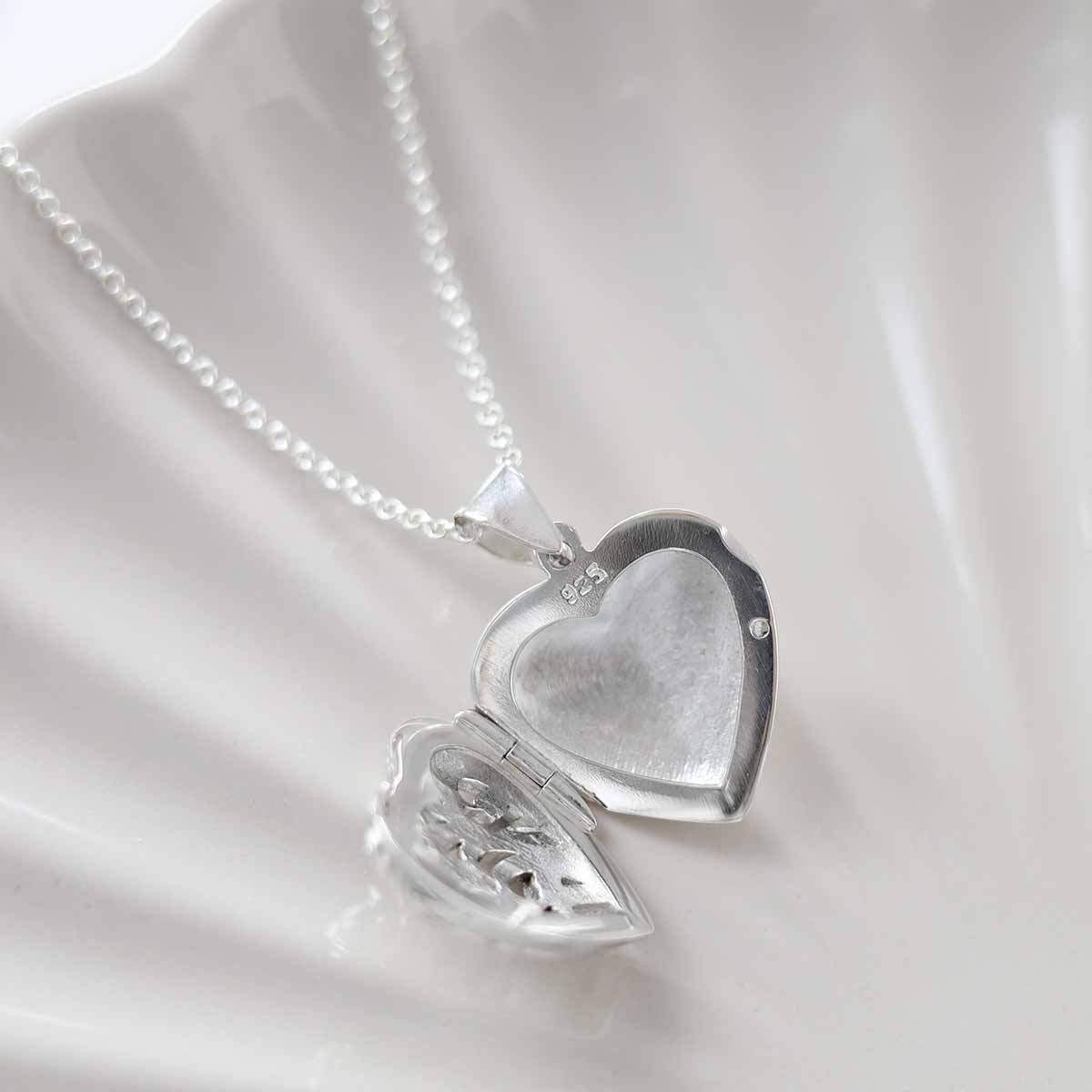 Sterling Silver Fleur De Lis Locket