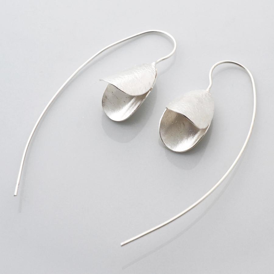 Sterling Silver Snowdrop Earrings