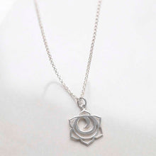 ML818 Sterling Silver Large Sacral Chakra Pendant Necklace copy