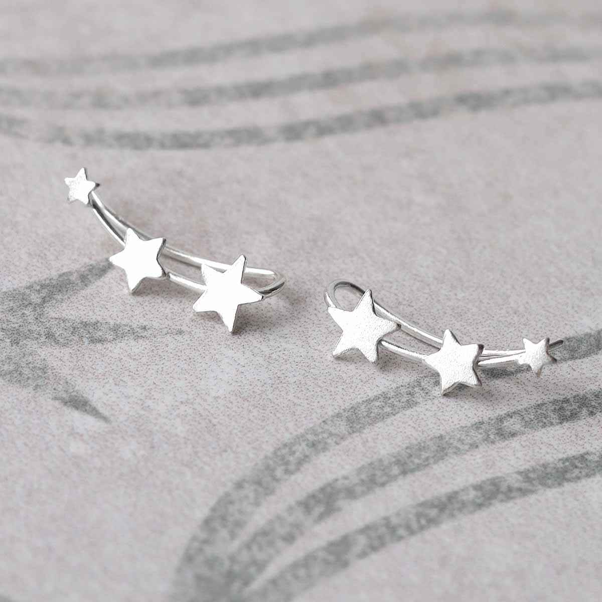Sterling Silver Constellation Ear Climbers