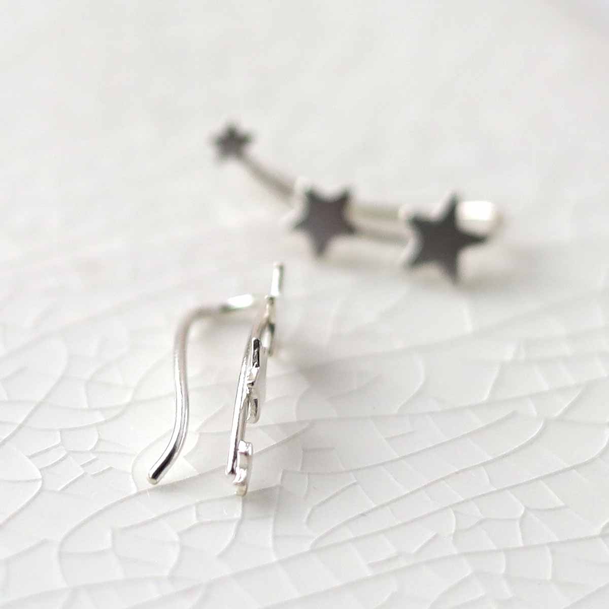 Sterling Silver Constellation Ear Climbers