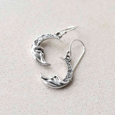 MZB140 Sterling Silver Lunar Earrings 3