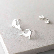 MZB136 Sterling Silver Kitten Stud Earrings 3
