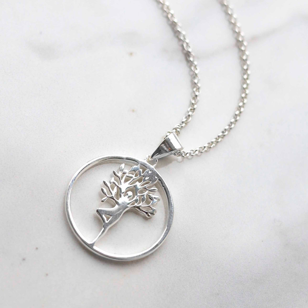 Sterling Silver Mother Nature Necklace