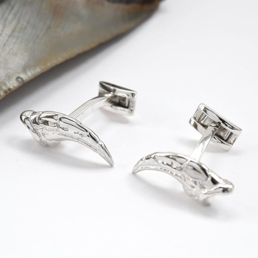 Sterling Silver Raptor Claw Cufflinks