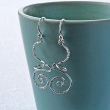 Silver Urban Free Form Earrings MJ0253
