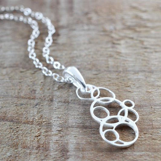 MJ0284N Silver Bubbles Necklace 2 6c4a65e4 0885 4852 8730 3743ee787cee