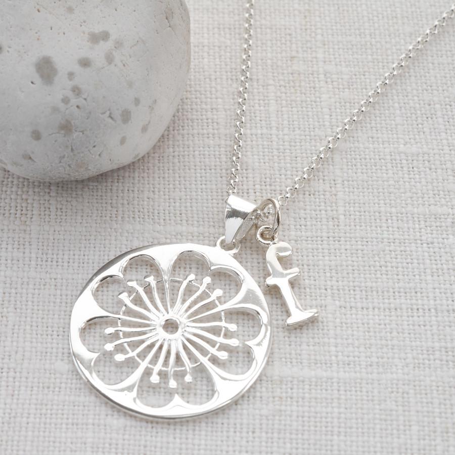 Sterling Silver Primrose Necklace