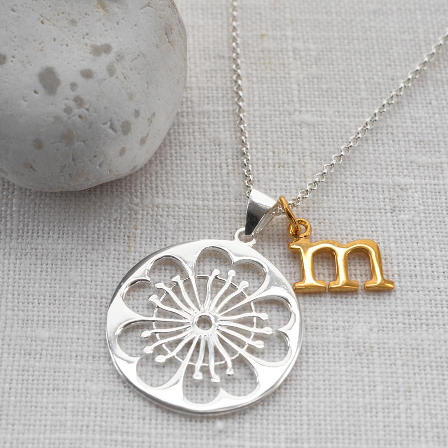 Sterling Silver Primrose Necklace