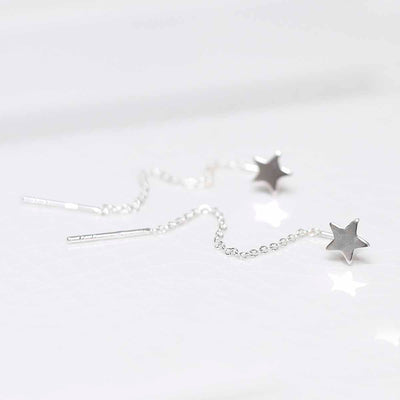 ML923 Sterling Silver Star Ear Threader 2