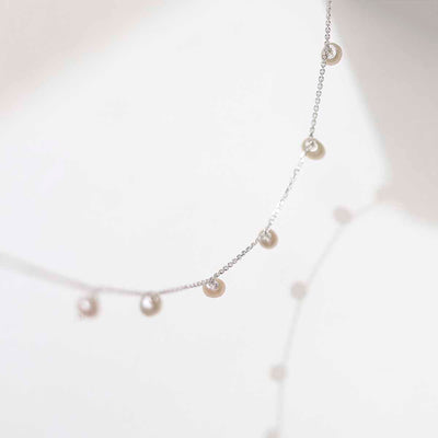 MK818N Sterling Silver String of Pearls Necklace 2
