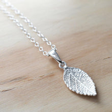 MJ0300N Silver Mint Leaf Necklace 349f4f05 c861 4666 8eee 430a33b44a8b